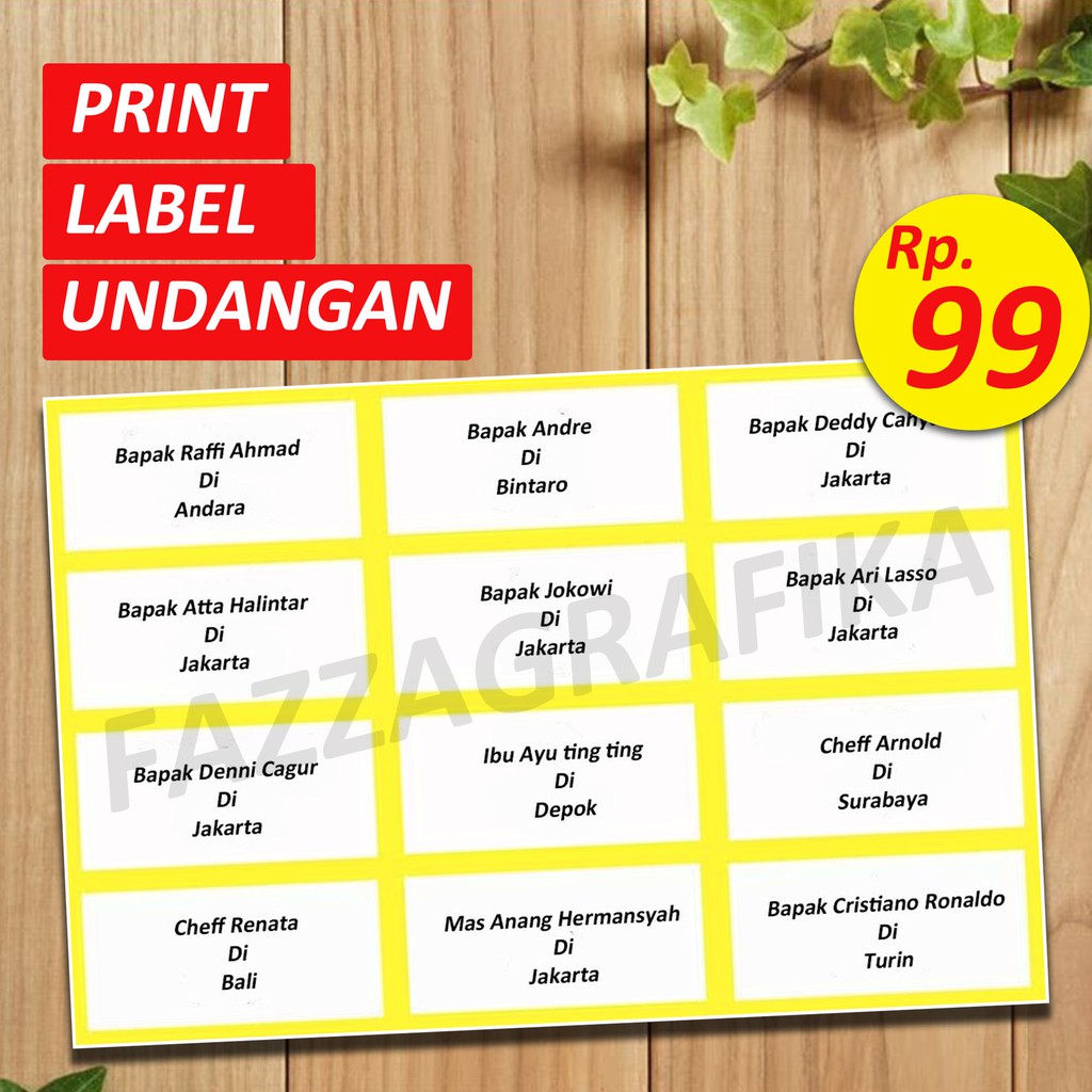 

PRINT/CETAK LABEL & STIKER NAMA UNDANGAN 103
