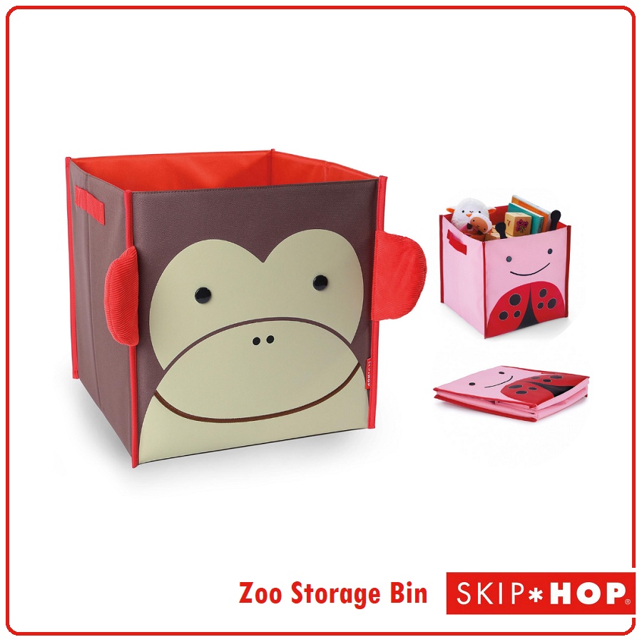 Skiphop Zoo Storage Bin | Kotak Penyimpanan