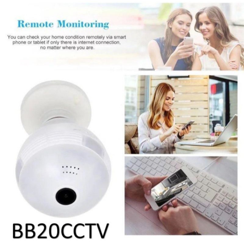 lampu cctv bohlam free memory card