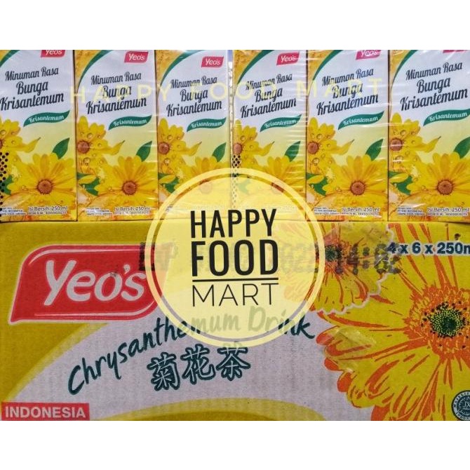 

[ COD ] YEOS BUNGA KRISANTEMUM DUS/YEO'S KOTAK CHRYSANTHEMUM DRINK/TEH KRISAN TERJAMIN Kode 1178