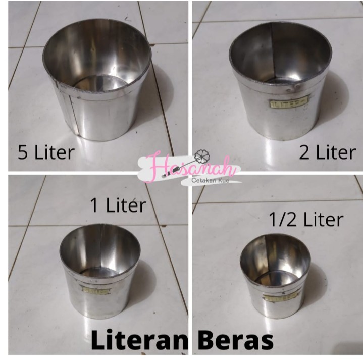 Literan Beras 1/2 Liter / Takaran Beras 1/2 Liter / Ukuran Beras 1/2 liter