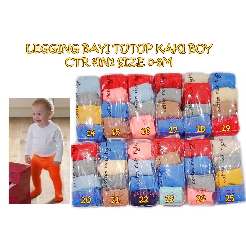 LEGGING CTR BOY 4 IN 1 LEGGING BAYI TUTUP KAKI