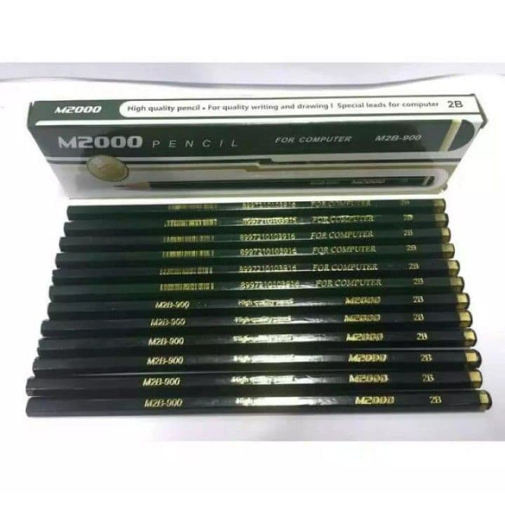 TGM - 1 PCS Pensil Raut M2000 Hijau Montana 2B Pensil Komputer