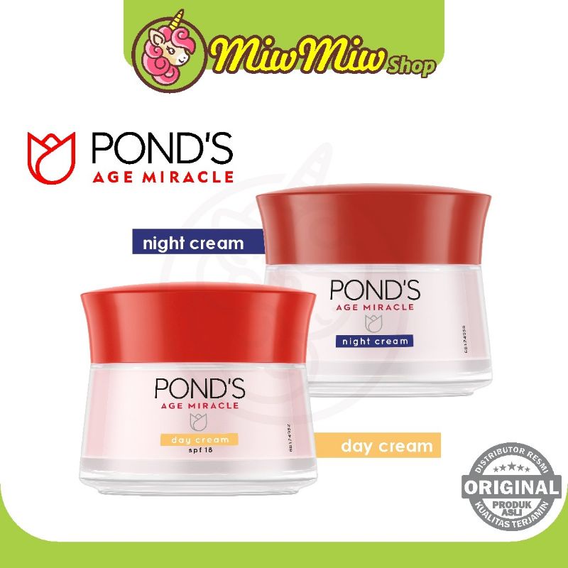 Pond's Age Miracle Day Cream/ Night Cream 10/ 50 gram Ponds