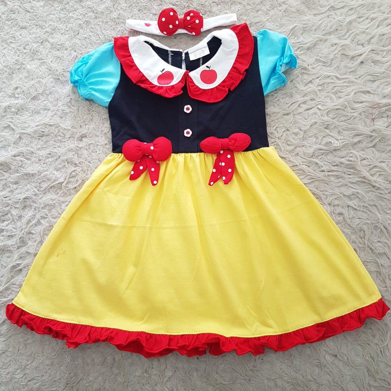 Dress Bayi Snow white set