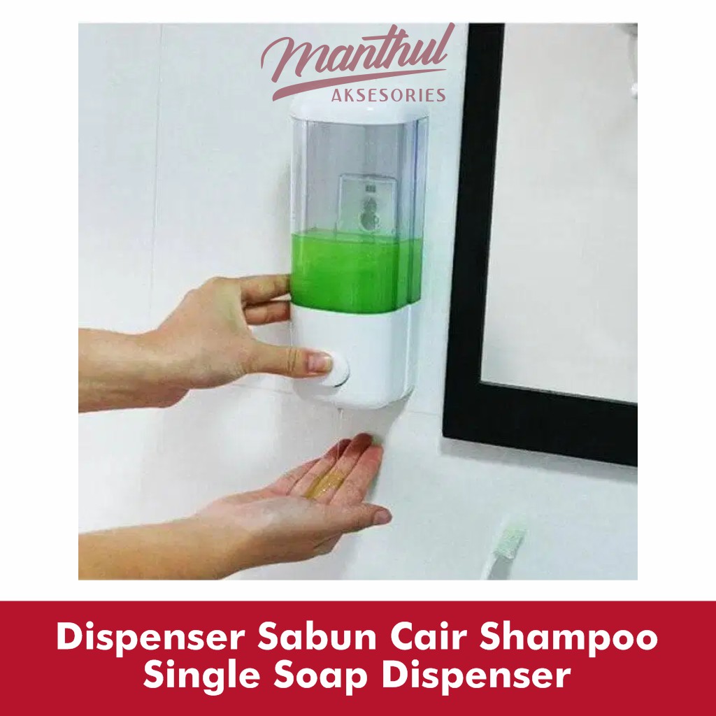 Dispenser Sabun Cair Shampoo Single Soap Dispenser