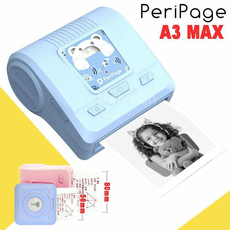 Printer peripage lucu mungil kecil portable ATAU case peripage peri page transparant