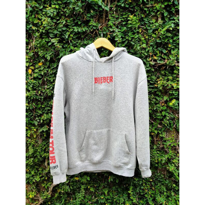 Hoodie H&M X Bieber Stadium Tour Second Original