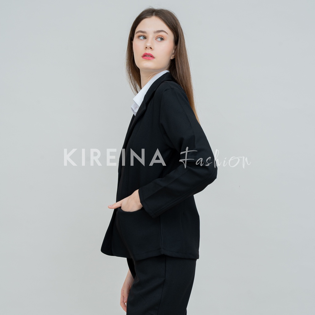 Blezer Kerja Wanita Blezer Wanita Formal Blazer Kantor Wanita Premium Atasan Jas Cewek Kantor | Kireina Fashion