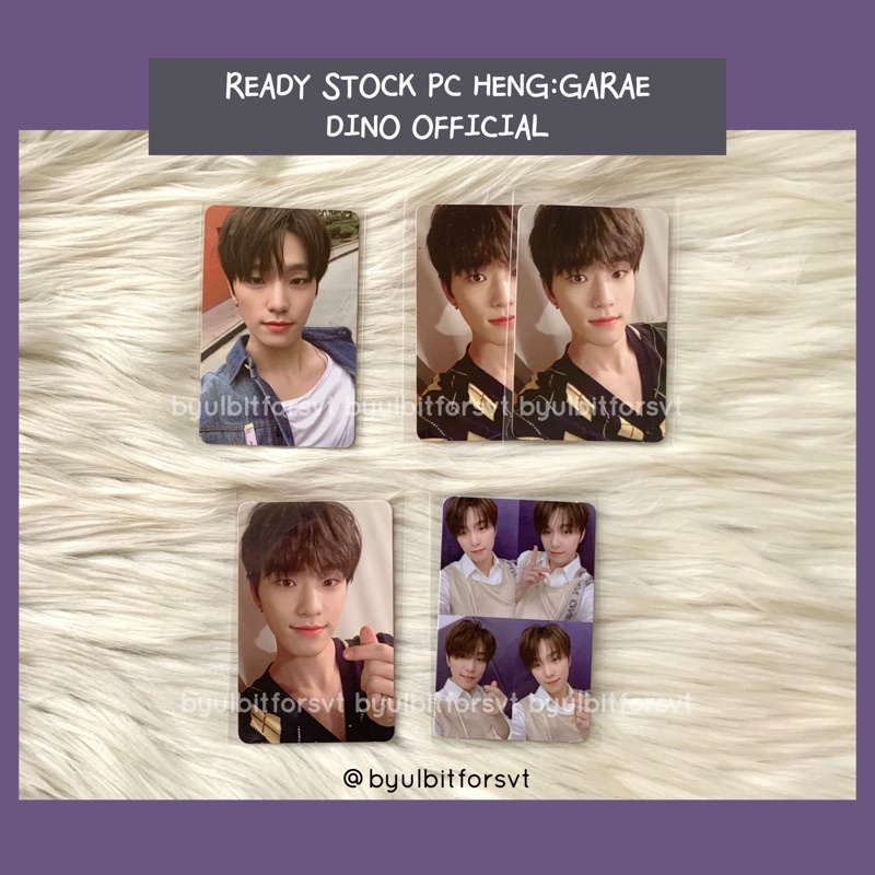 [ READY STOCK ] Photocard / PC DINO HENGGARAE HANA SET NET / PC Seventeen Heng:garae (헹가래)