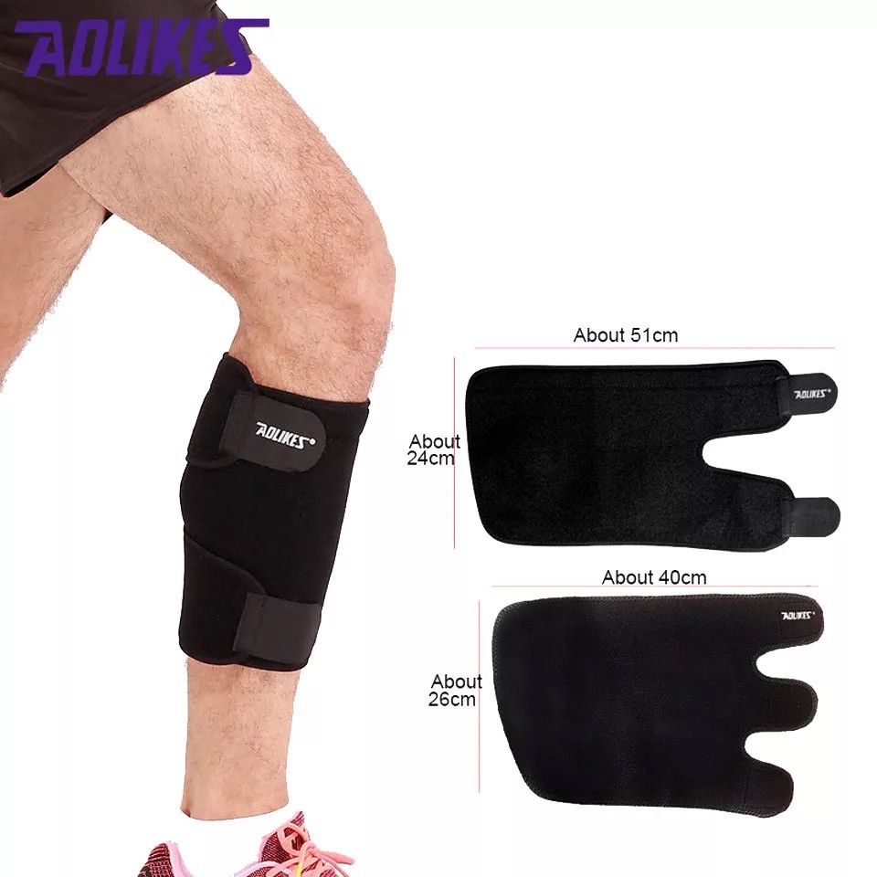 AOLIKES 7966 Calf Support Compression / Wrap Sleeve - Kompresi Betis / Deker Pelindung Betis Kaki