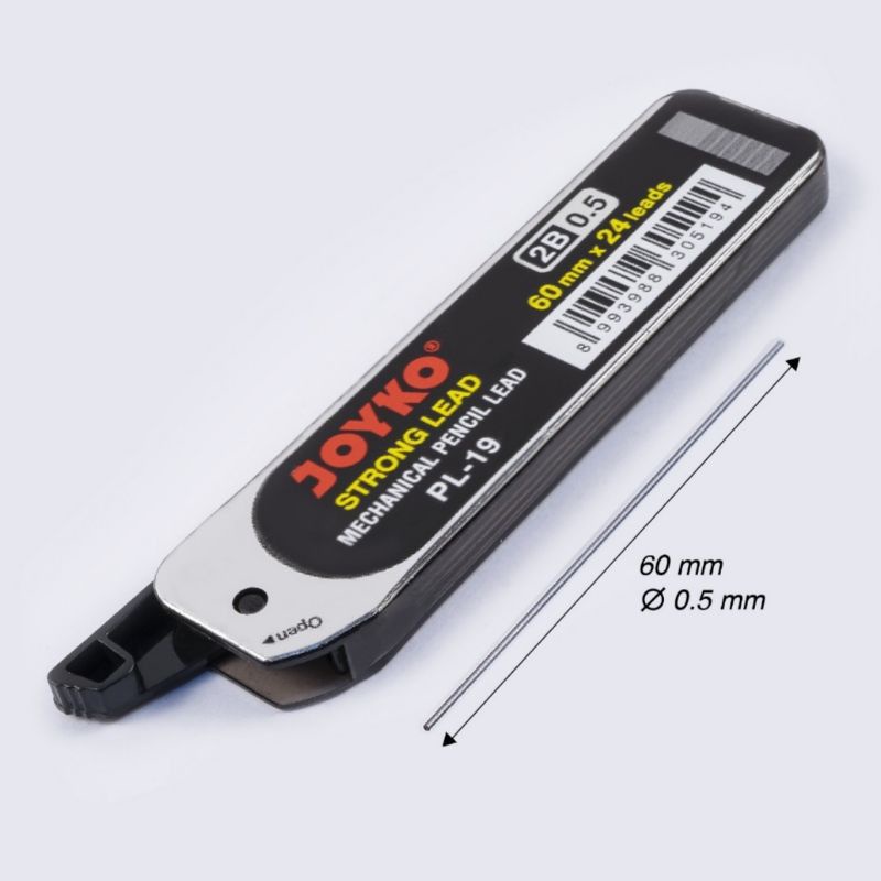 Refill/Isi Ulang Pensil Mekanik/Pensil Lead Joyko PL-19 isi 24leads