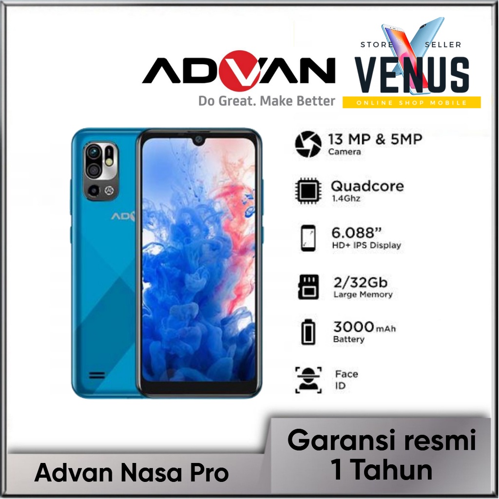 Advan Nasa Pro Netizen Hero Ram 2gb Memory 32gb smartphone Android