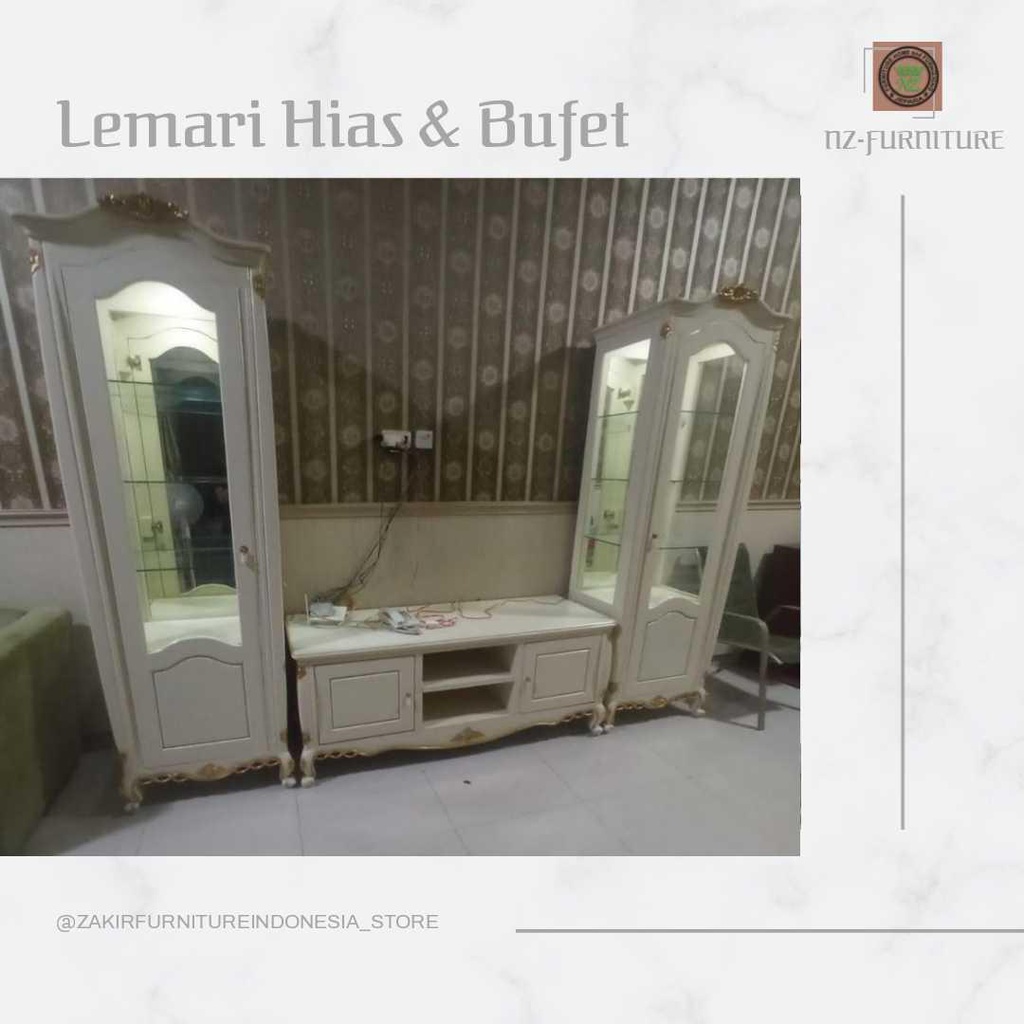 Lemari Hias dan Bufet Jepara