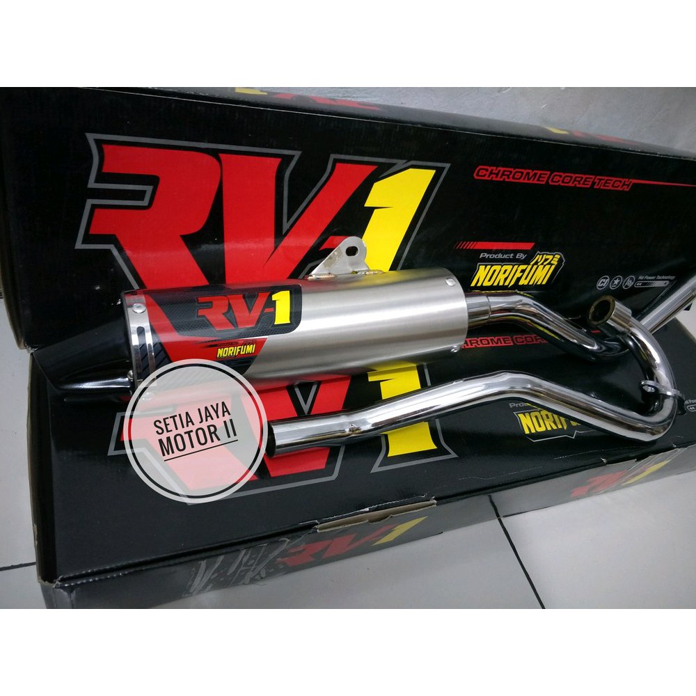 knalpot honda crf 150 L norifumi RV1 shorty ori Murah bac 9248