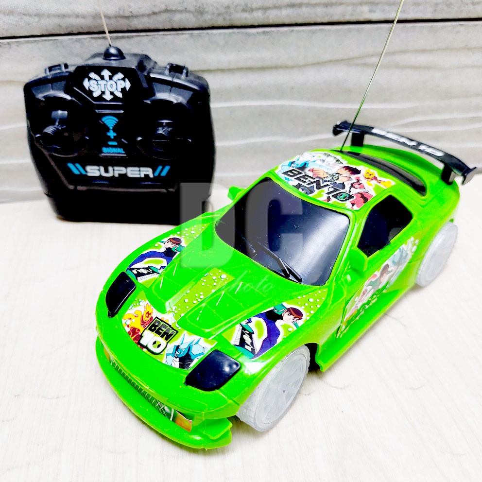 Mobil Karakter RC Ben 10 Hulk Captain America Spiderman Mainan Racing Car Balap Remote Control