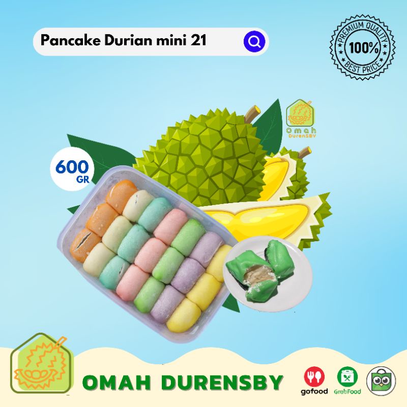 

Pancake Durian Mini isi 21