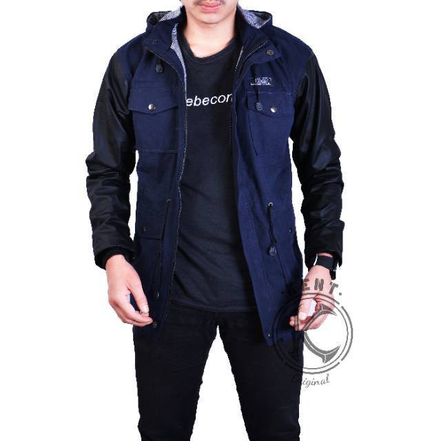 Jaket Parka - KENT PARKA REGLAN KARLIT NAVY