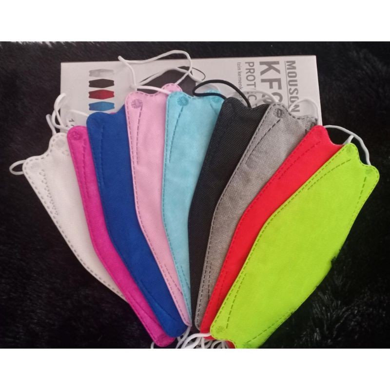 (10 pilihan warna) Masker KF94 4ply model evo convex masker 4D impor KF 94