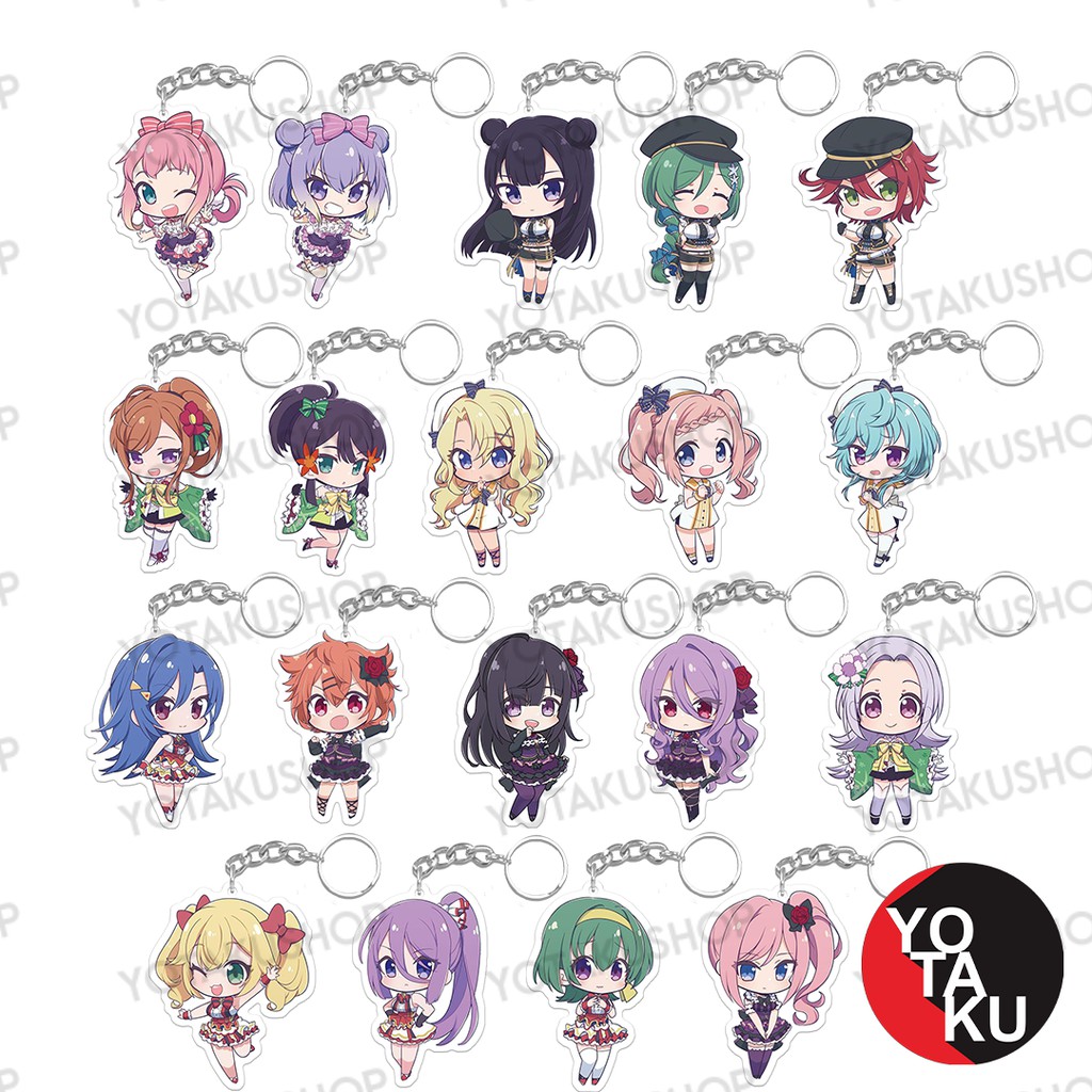 Gantungan Kunci Anime Akrilik Lapis Re Lights GC6001 YOTAKUSHOP