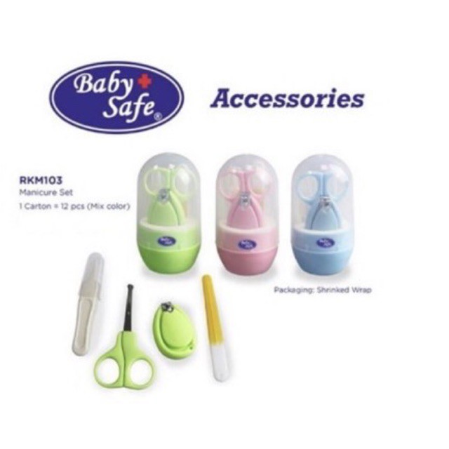 Baby Safe Manicure Set RKM103 - Alat Gunting Kuku Bayi