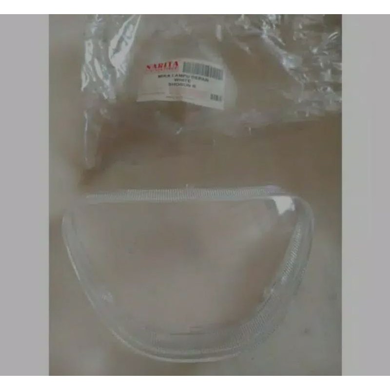 Kaca mika lampu depan shogun r 110