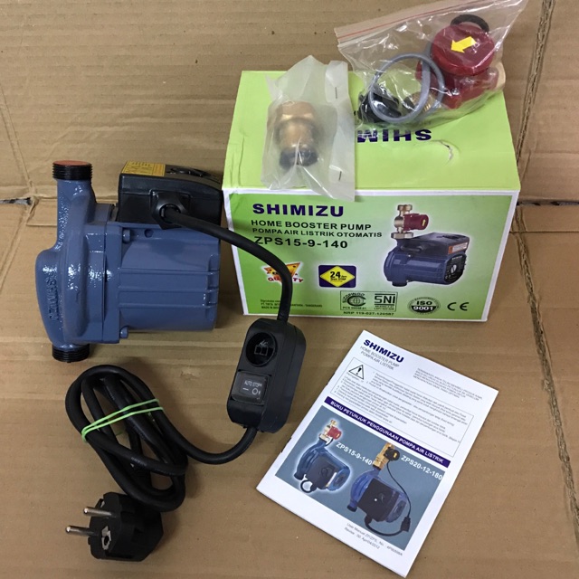 Shimizu Zps 15 9 140 Home Booster Pump Pompa Air Otomatis Pendorong Shopee Indonesia