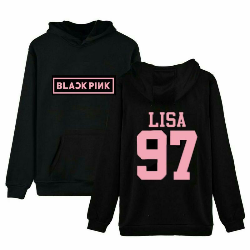 S - XXXXXL(6XL) Hoodie KPOP Idol Jaket Jumper BIGSIZE OVERSIZE Jaket Wanita unisex Korean Style LISA JENNIE