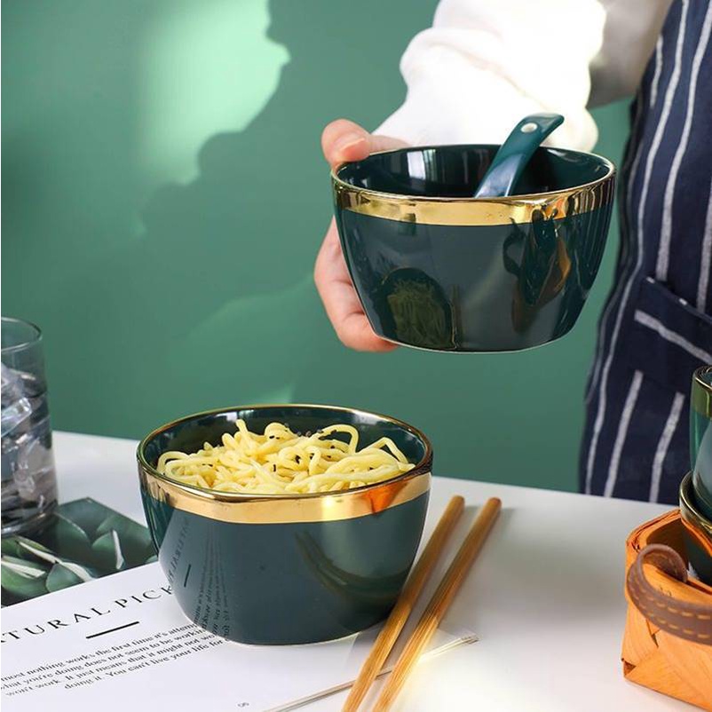 Japanese Bowl Set Mangkok Sumpit Set Alat Makan Gaya Jepang / Mangkok Jepang /Mangkok Keramik