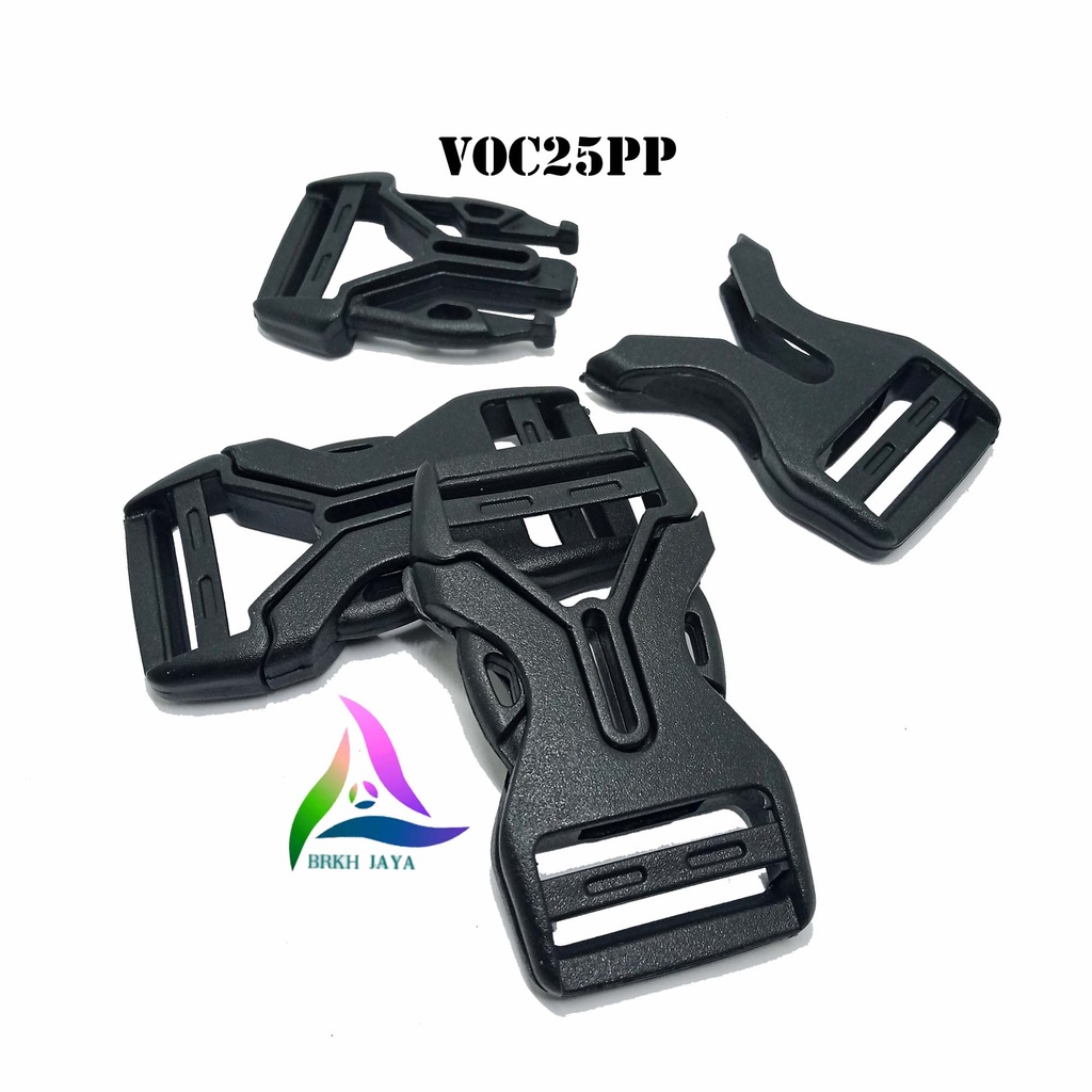 KUNCI SODOK TAS 2.5 CM / SLOT TAS PLASTIK BUCKLE POLYPROPLYNE