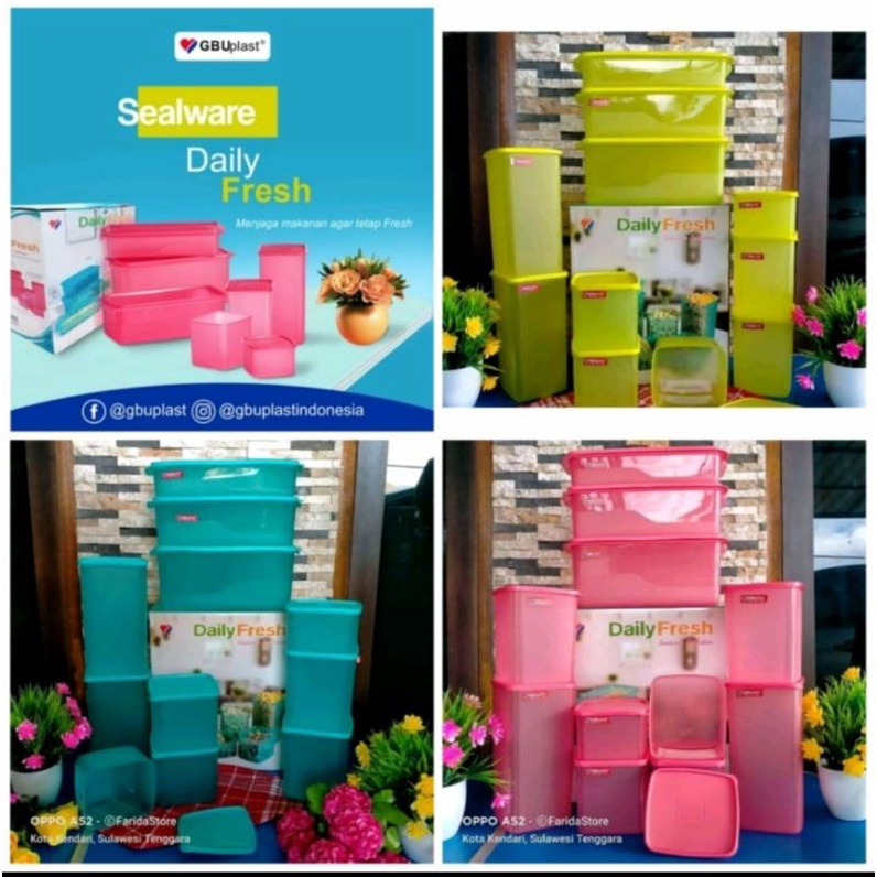 Toples Set Daily Fresh 11 Pcs GBU Plast