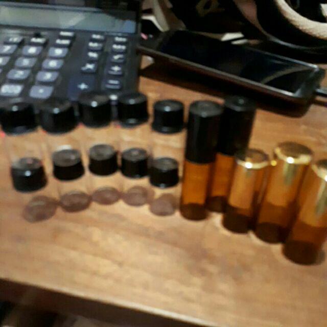 2ml Botol Rollon Kaca Gold - Botol Oil - Botol Kaca -roller Metal - Aksesoris Oil - Essential Oil