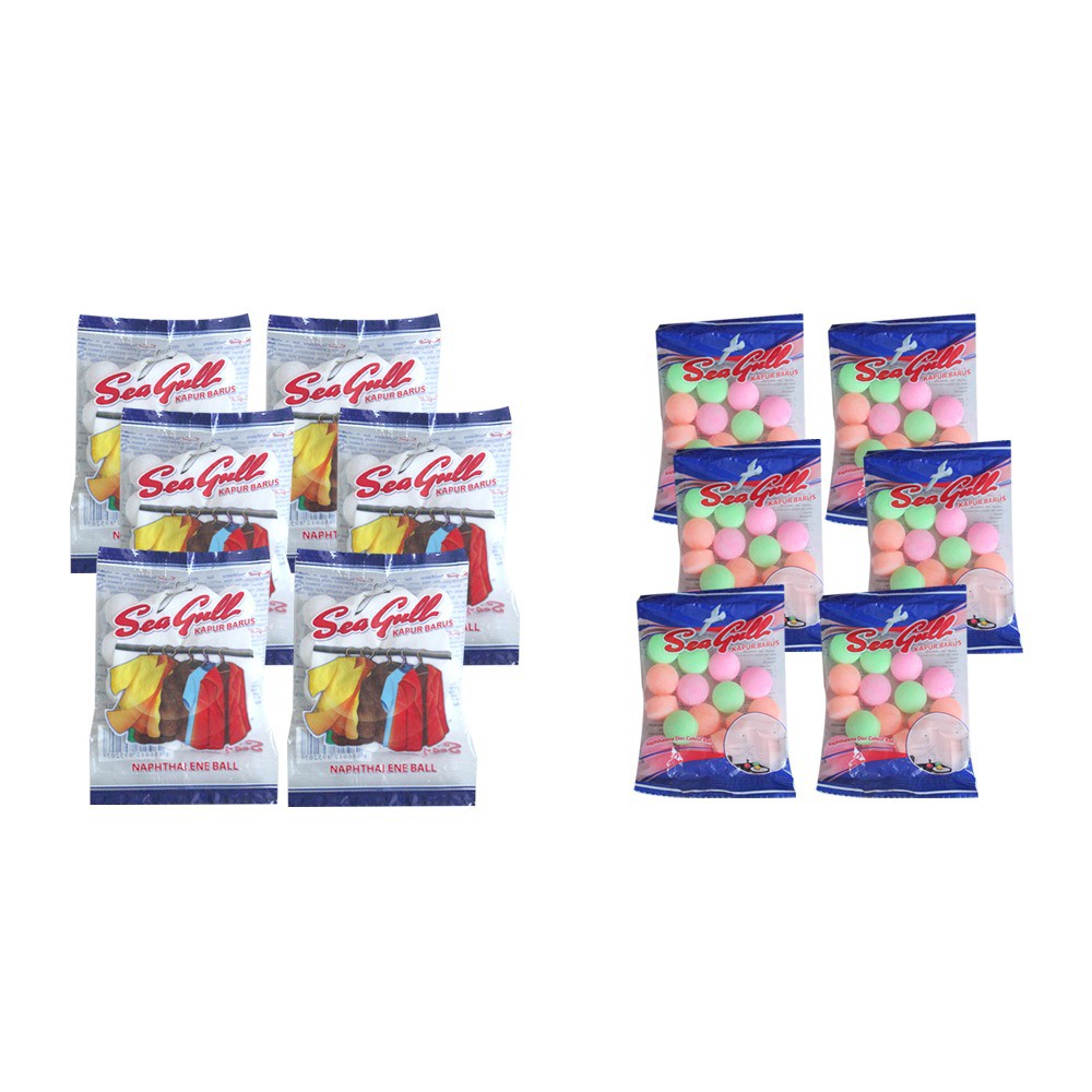 Pengharum Ruangan Kapur Barus Seagull 25gr per 6 pcs