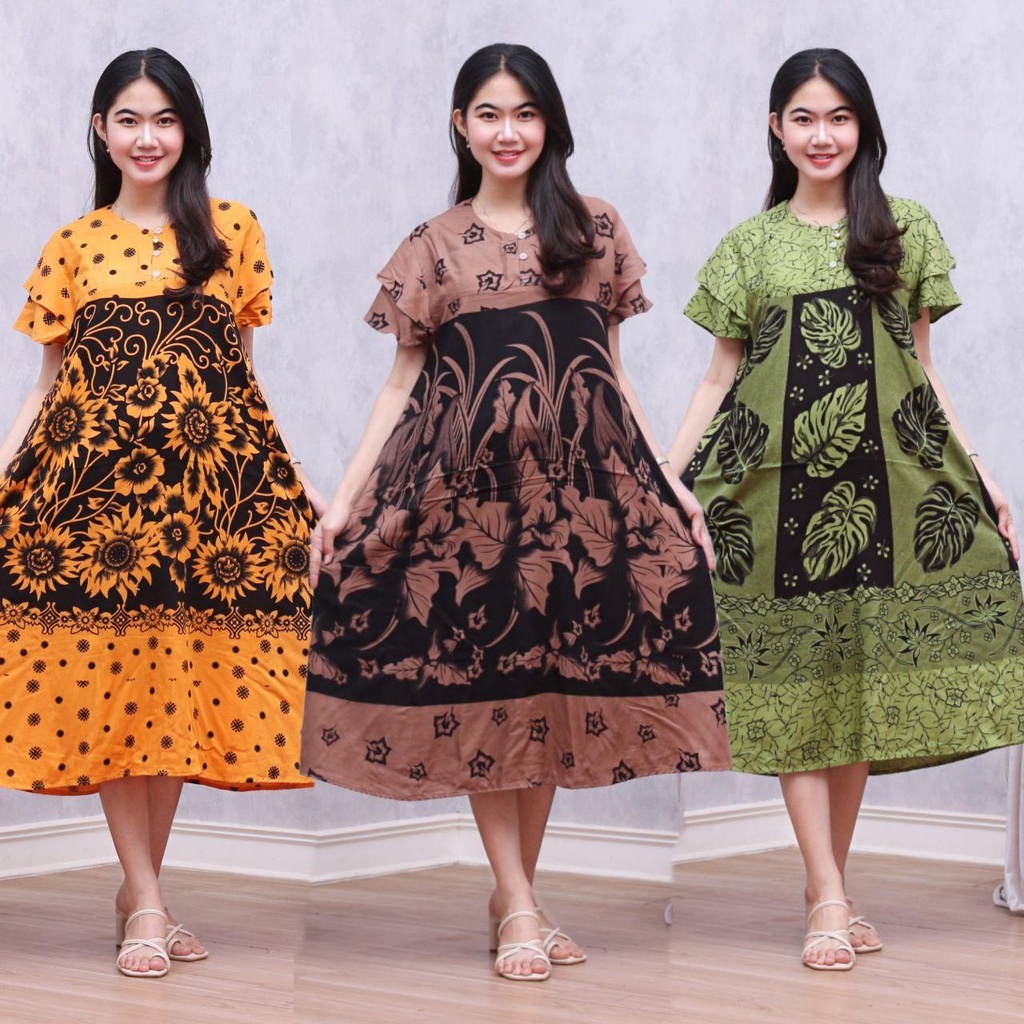 Daster Payung XAVIERA Daster Busui  Daster cantik  Baju tidur  Baju santai  Baju batik