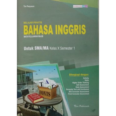 LKS  BAHASA INGGRIS SMA KELAS X SEMESTER GANJIL