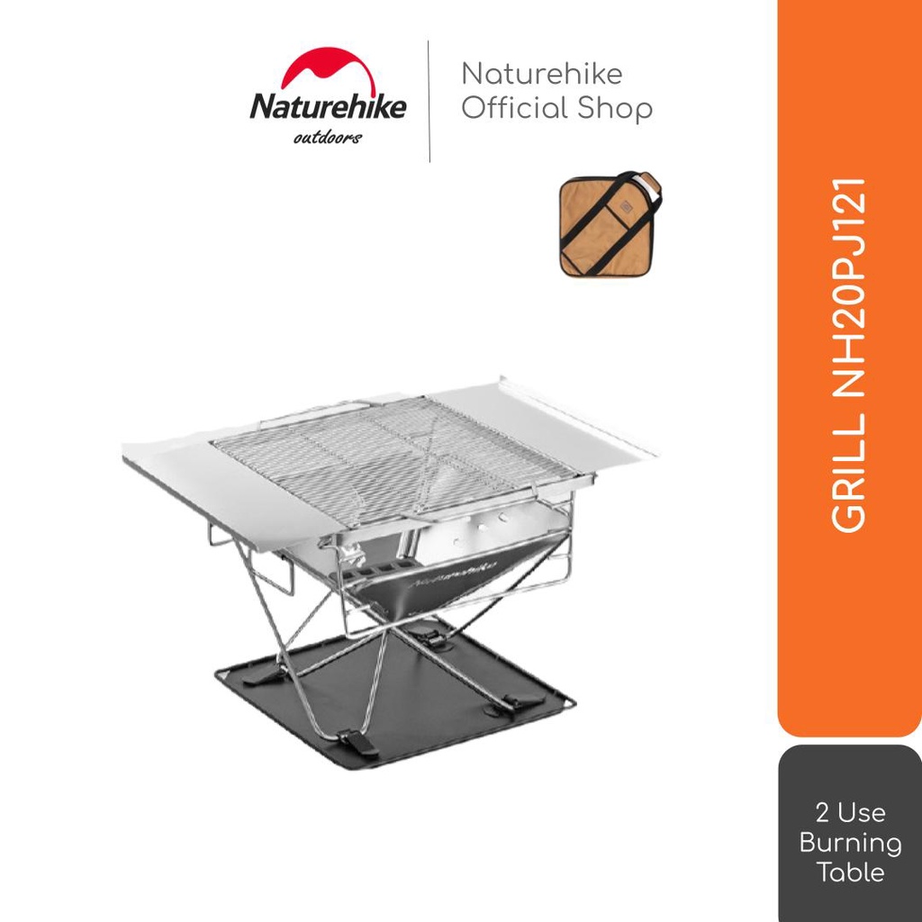 Naturehike Grill / Bbq / Fire Pit Kayu Bakar Camping Outdoor Nh20Pj121