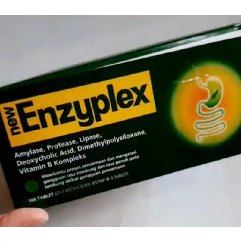 New Enzyplex 4 Tablet - Obat Kembung dan Begah