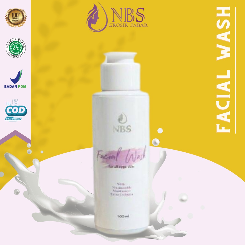 NBS SKINCARE FACIAL WASH SABUN WAJAH ORIGINAL
