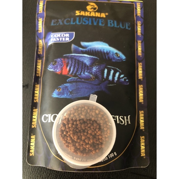 Pelet Makanan Ikan Cichlid Sakana Blue