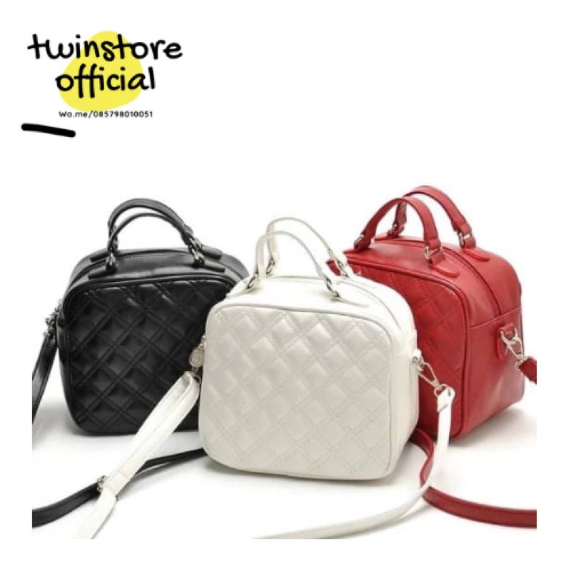 TAS WANITA KOTAK - Tas Selempang Wanita