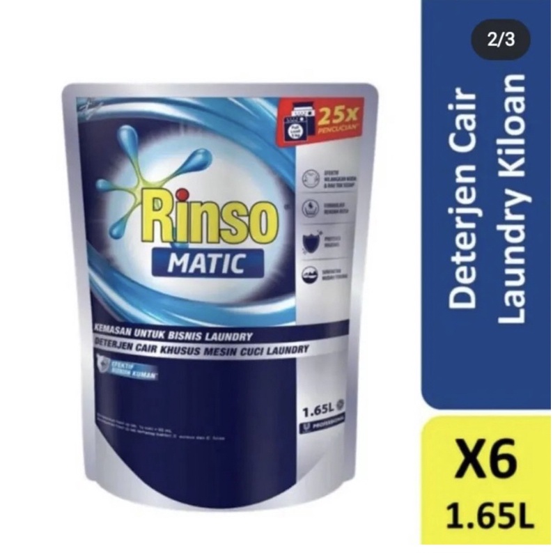 rinso matic 1,65 liter