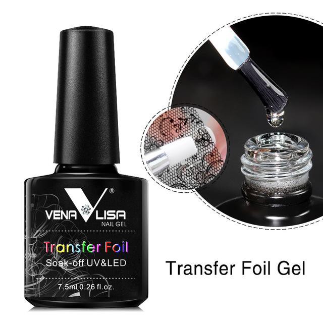 Venalisa Nail Gel Transfer Foil Glue/Venalisa Glue Transfer Foil 7.5ml / Lem Trasnfer Foil