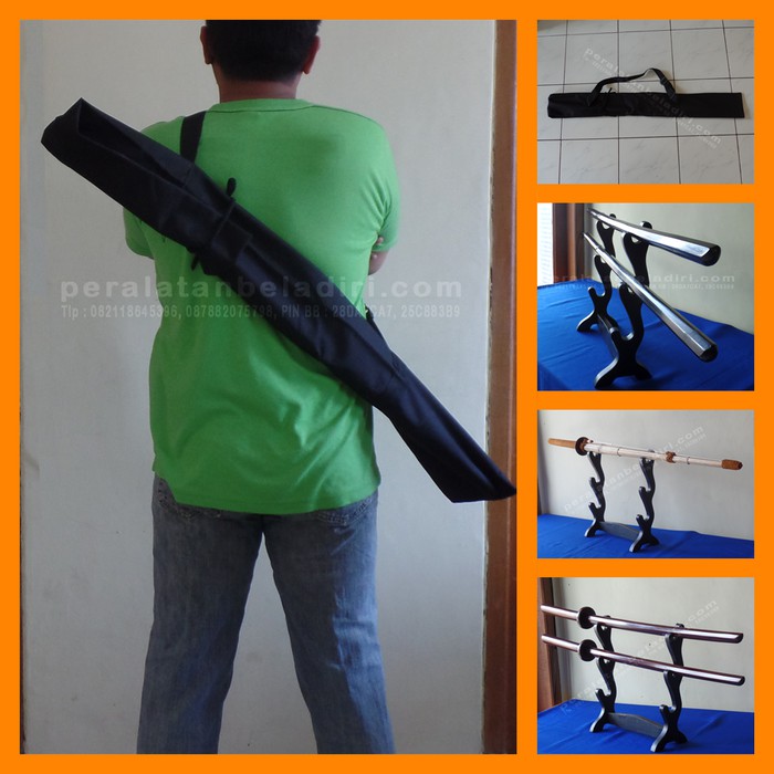 Kwalitas terjamin Tas Shinai - Bokken - Katana - Pedang - Jo Aikido selempang Diskon