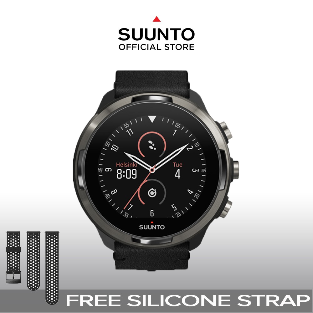 Suunto 9 Baro Titanium Leather