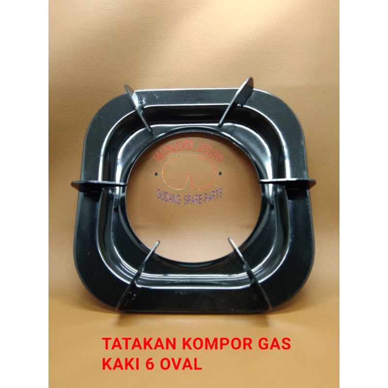 TATAKAN KOMPOR GAS RINNAI KAKI 6 | DUDUKAN / NAMPAN TEBAL RI 522C, RI 522 CE, RI 522 E, RI 602 E