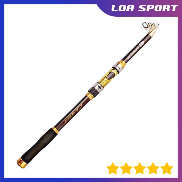 Joran Pancing Laut 300 cm Telescopic Antena Carbon Fiber Yuelong