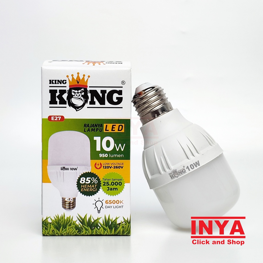 BOHLAM LED KING KONG DAY LIGHT 10W - Lampu Bulb