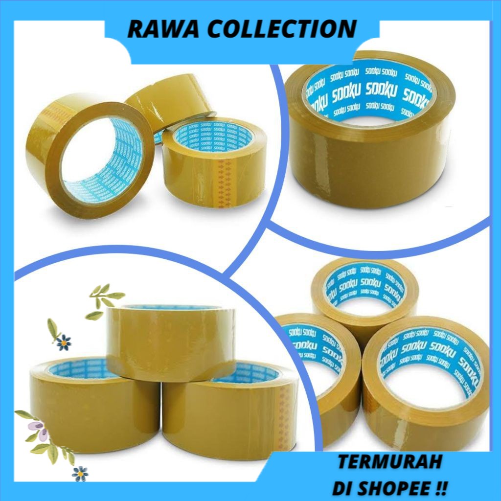 

RAWA ! LAKBAN SOOKU ORIGINAL COKLAT 90 YARD