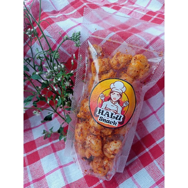 

Siomay mini kering pedas