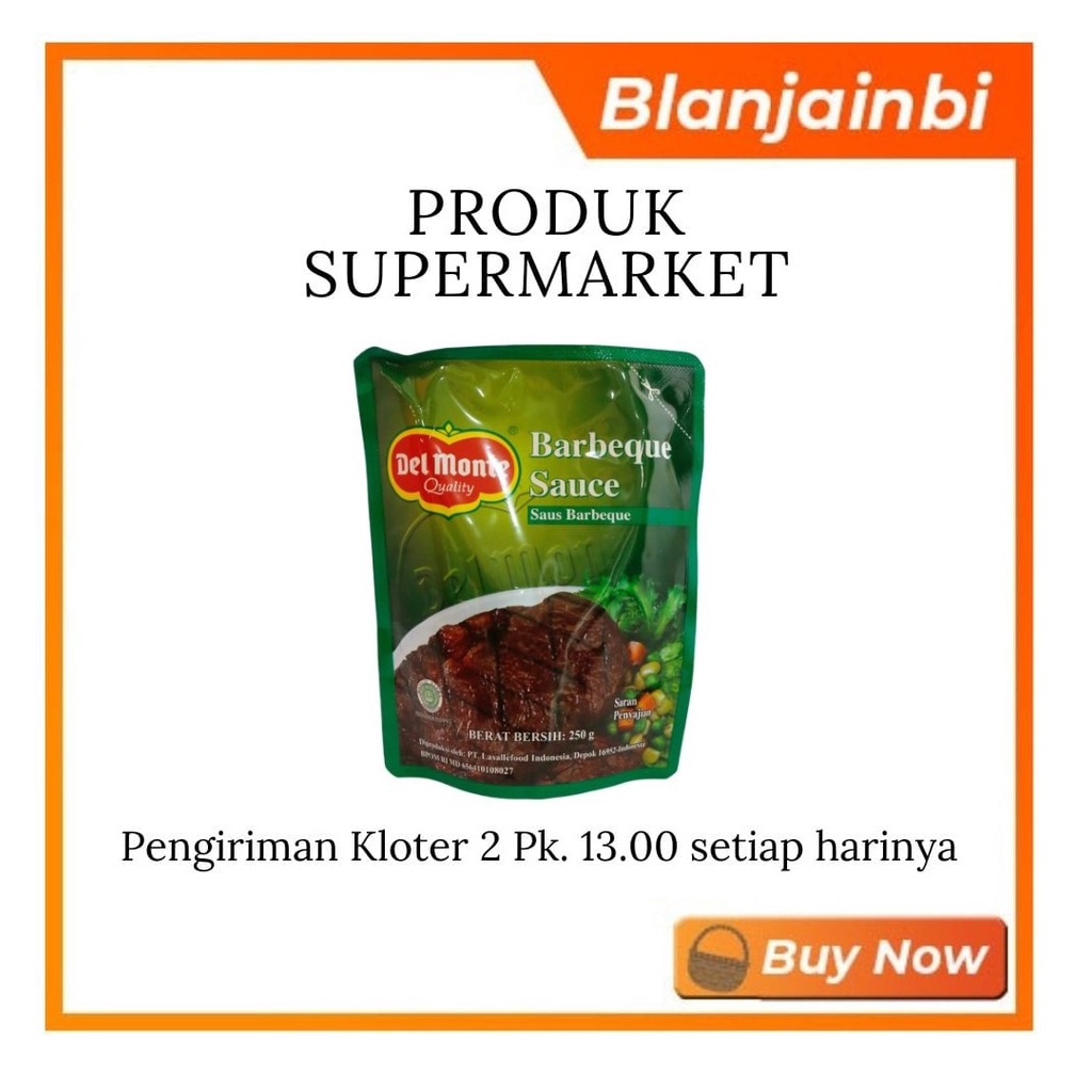 

Del Monte Barbeque Sauce Pouch Bandung Area